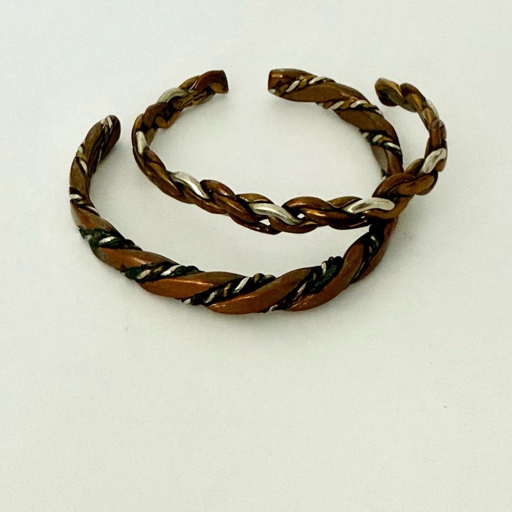 Copper Braided Bracelets